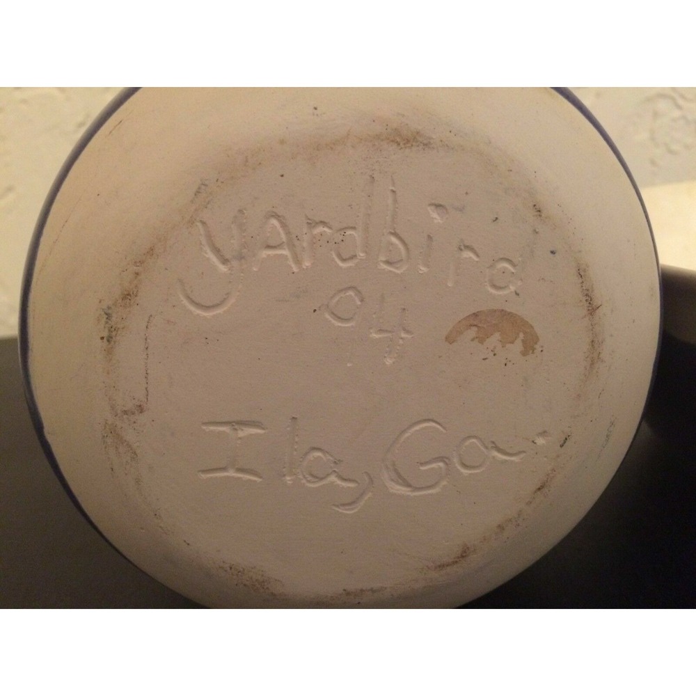 Pitcher & Bowl Set - Hand Crafted by Jerry Yarbrough "Yardbird" 1994 - Picture 5 of 5